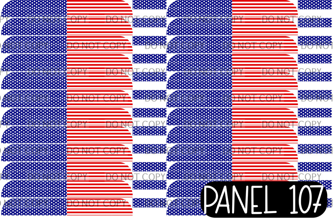 Panel 107 – 22-1 Flag Sailor Large printed fabric panel preview