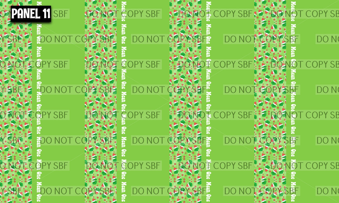 Panel 11 – 36-1 Mean one BOHO printed fabric panel preview