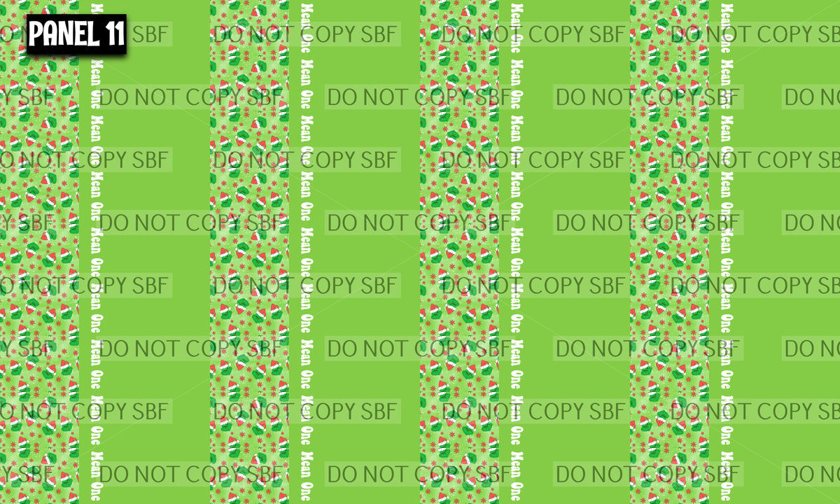 Panel 11 – 36-1 Mean one BOHO printed fabric panel preview