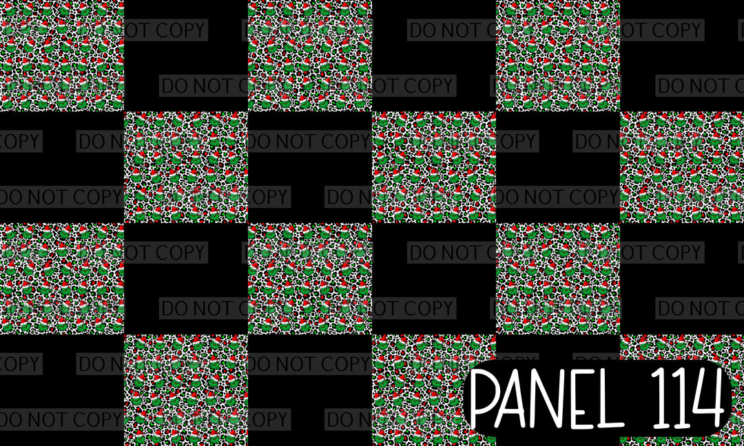 Panel 114 – 12-1 Green Man Black Solid Twisted Headband printed fabric panel preview