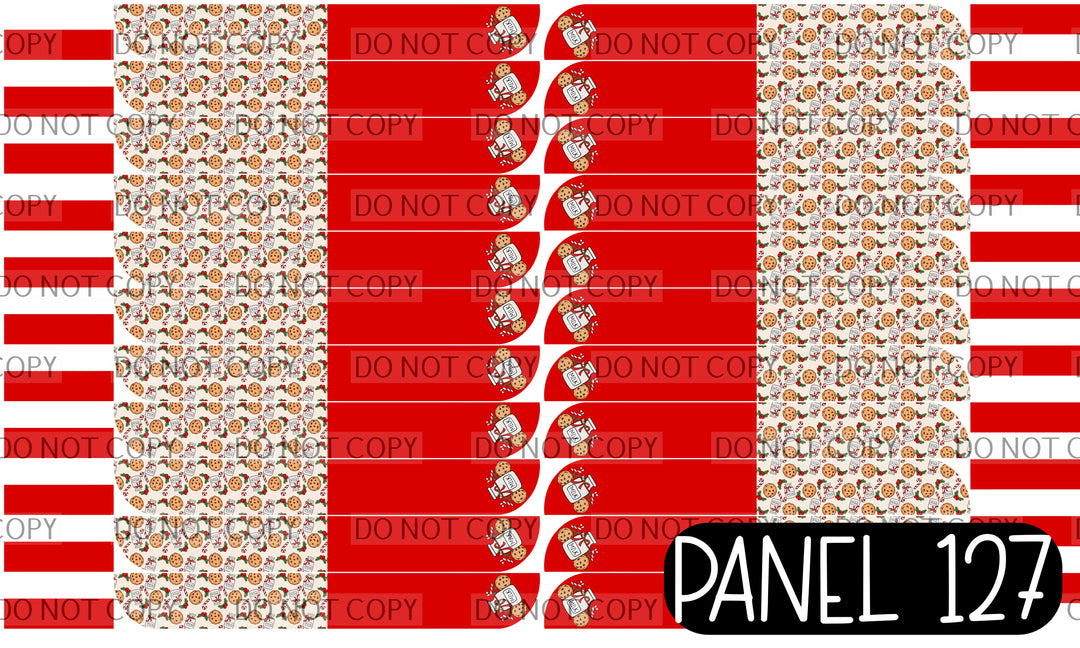 Panel 127 – 22-1 Milk and Cookies Large Sailor 22-1 printed fabric panel preview