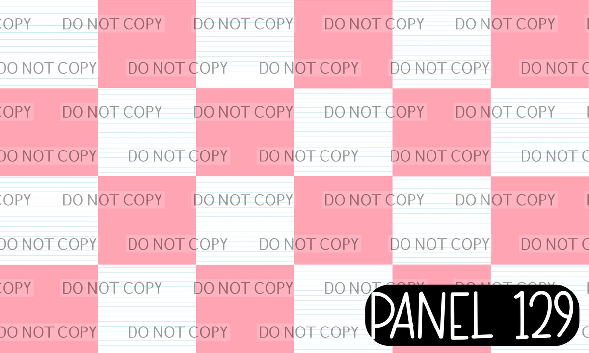 Panel 129 – 12-1 Paper Eraser Headband printed fabric panel preview