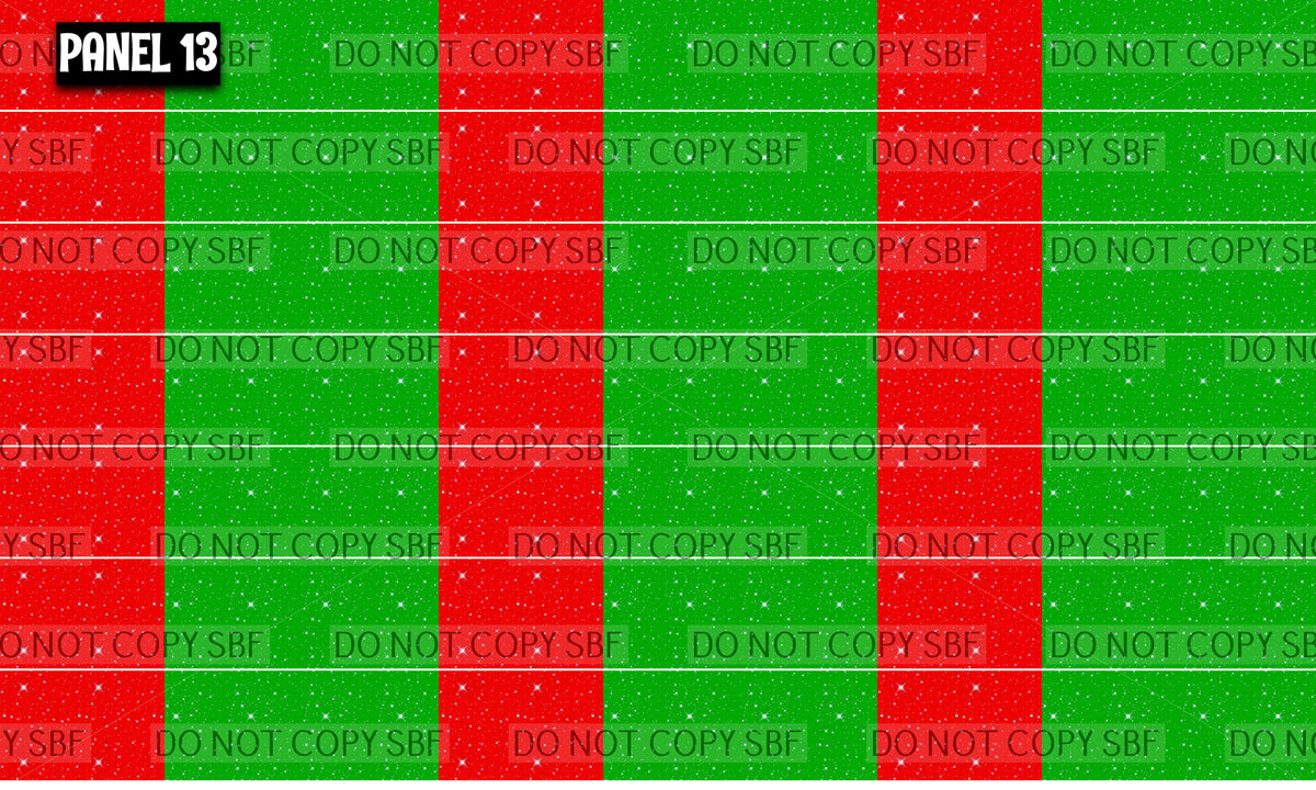 Panel 13 – 21-1 Red green Bright printed fabric panel preview