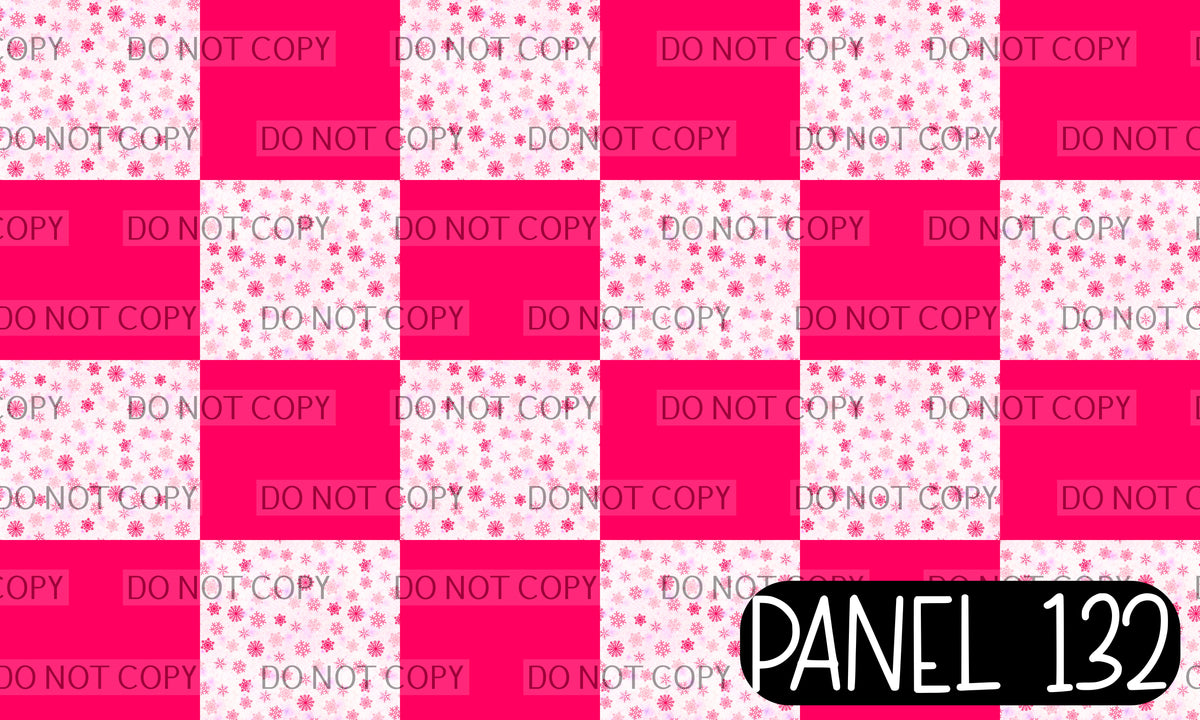 Panel 132 – 12-1 Pink Snow Solid Twisted Headband printed fabric panel preview