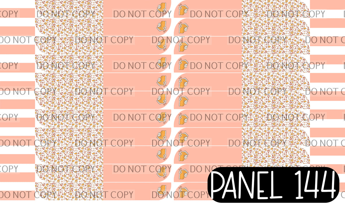 Panel 144 – 22-1 Thanksgiving Pie Sailor Large printed fabric panel preview