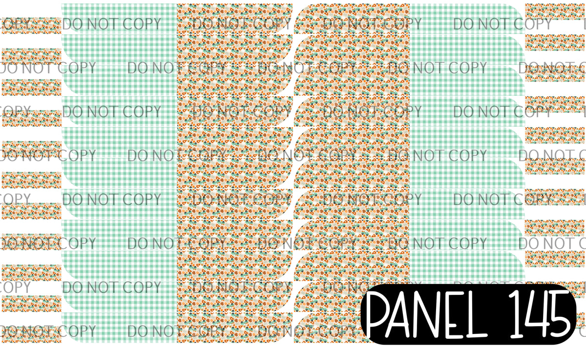 Panel 145 – 22-1 Thanksgiving Truck Plaid Sailor Large printed fabric panel preview