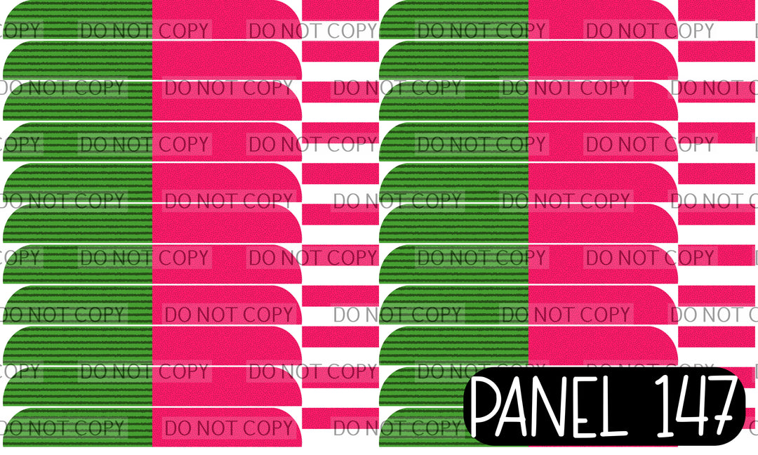 Panel 147 – 22-1 Watermelon Pink Sailor Large printed fabric panel preview
