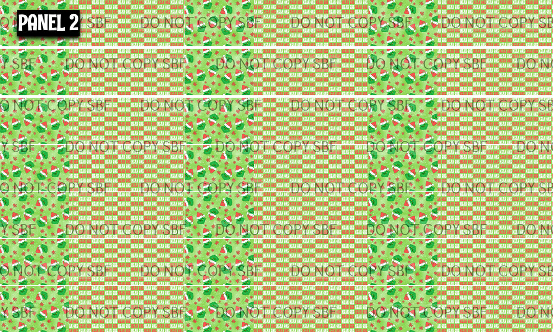 Panel 2 – Mean One Set 2 21-1 printed fabric panel preview