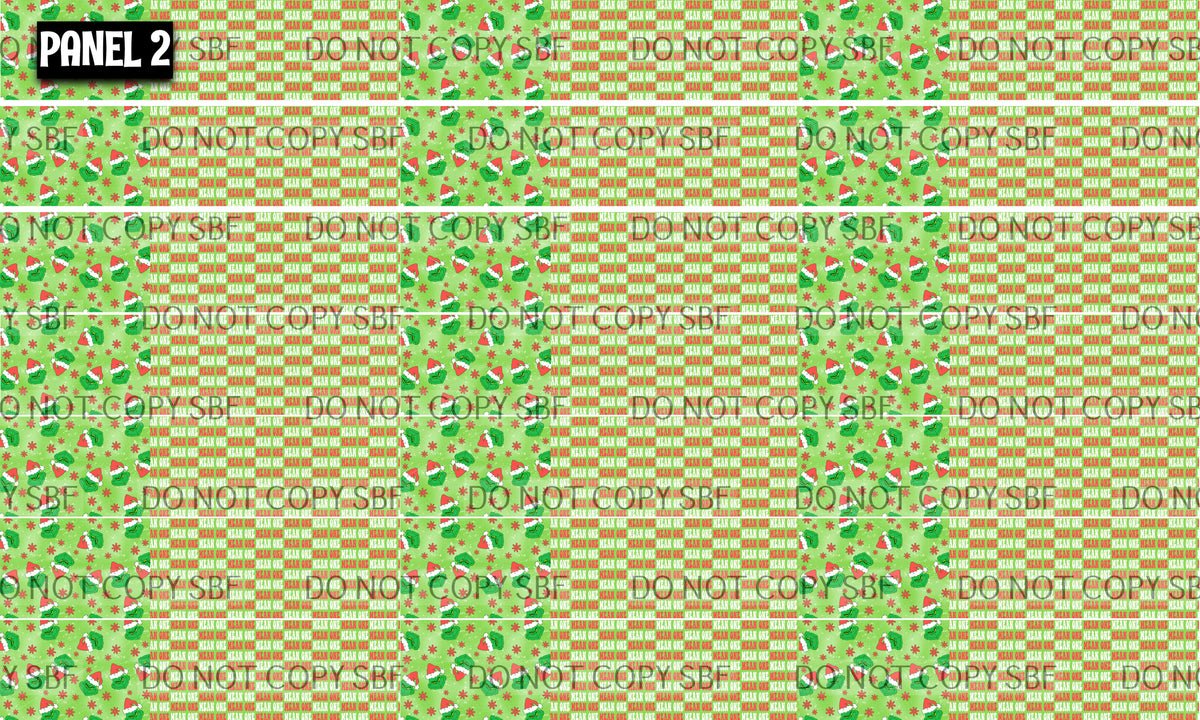 Panel 2 – Mean One Set 2 21-1 printed fabric panel preview