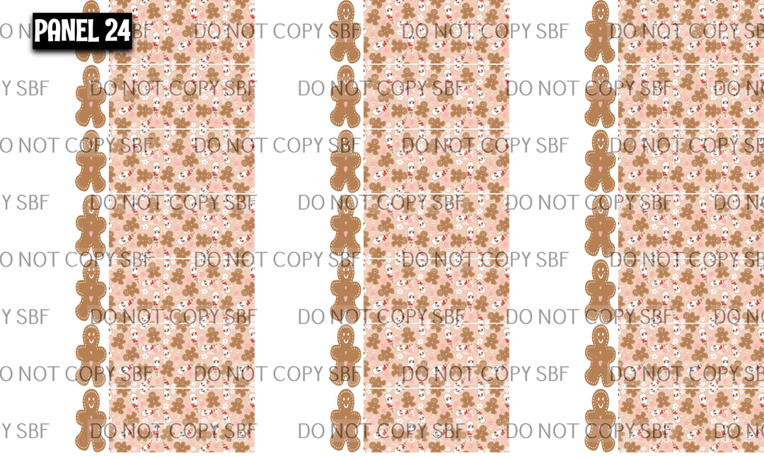 Panel 24 – 21-1 Gringer lady printed fabric panel preview