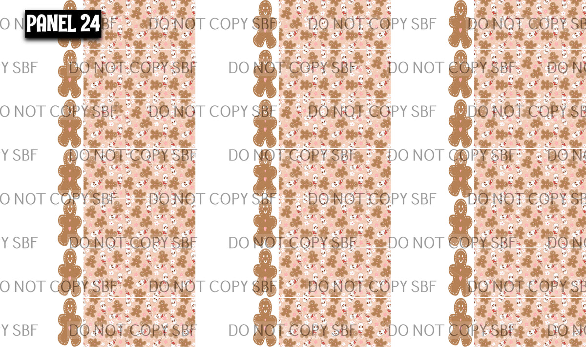 Panel 24 – 21-1 Gringer lady printed fabric panel preview