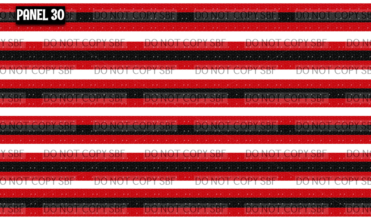 Panel 30 – 6-1 Santa Belt printed fabric panel preview