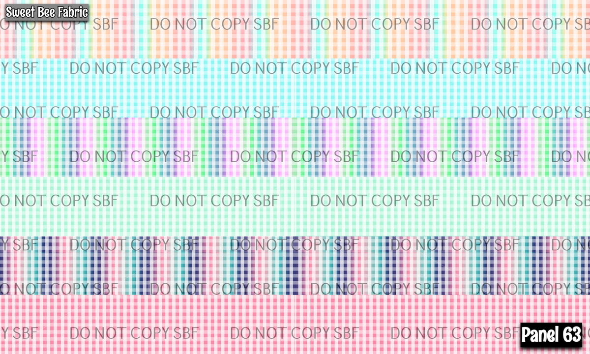 Panel 63 – 6-1 Spring Plaids printed fabric panel preview