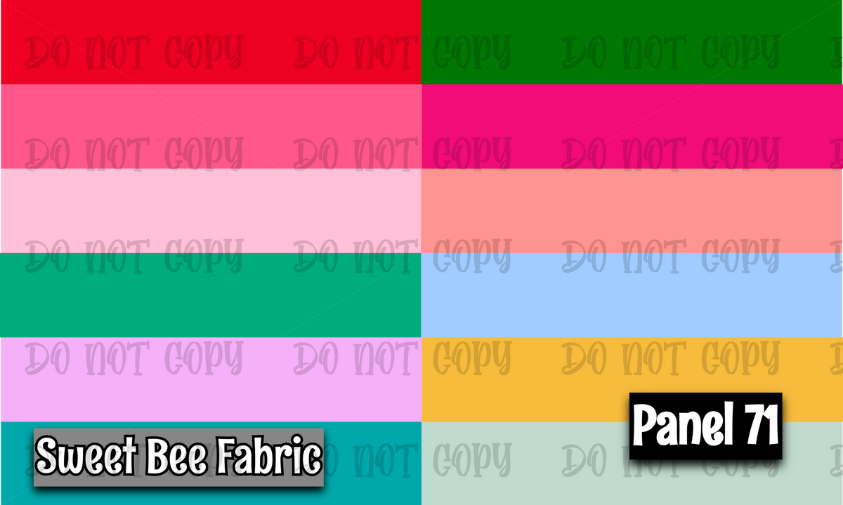 Panel 71 – Christmas 1 Yard printed fabric panel preview
