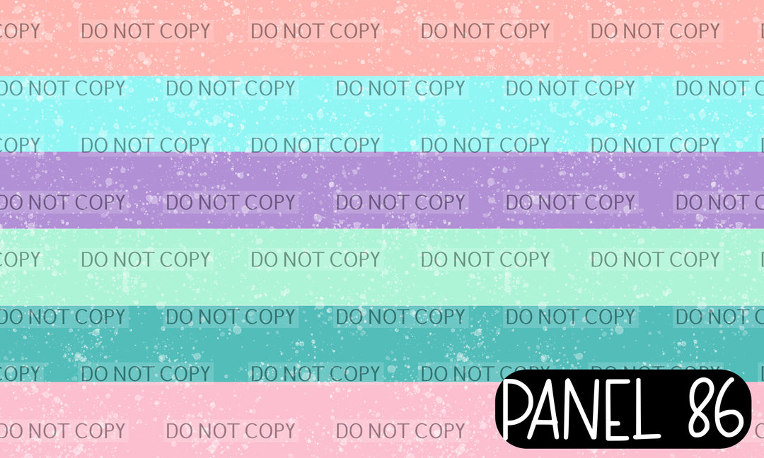 Panel 86 – 6-1 Spring Splaters printed fabric panel preview