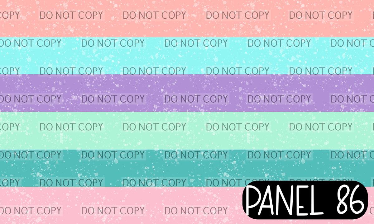 Panel 86 – 6-1 Spring Splaters printed fabric panel preview