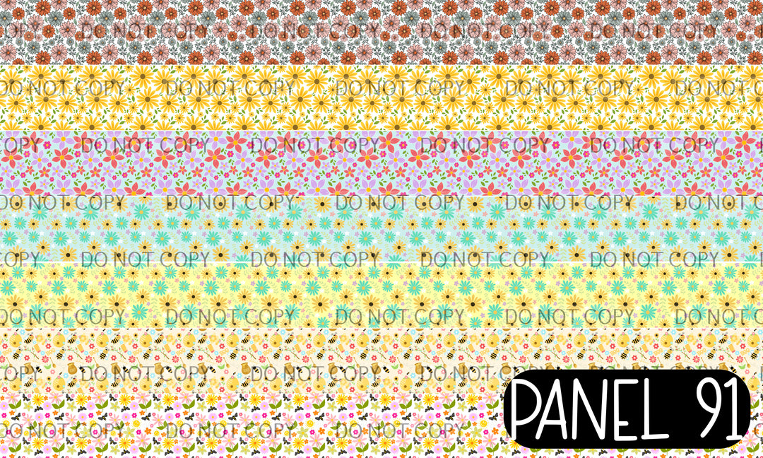 Panel 91 – 7-1 Spring printed fabric panel preview