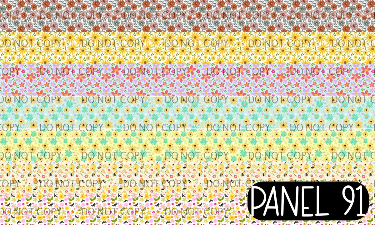 Panel 91 – 7-1 Spring printed fabric panel preview