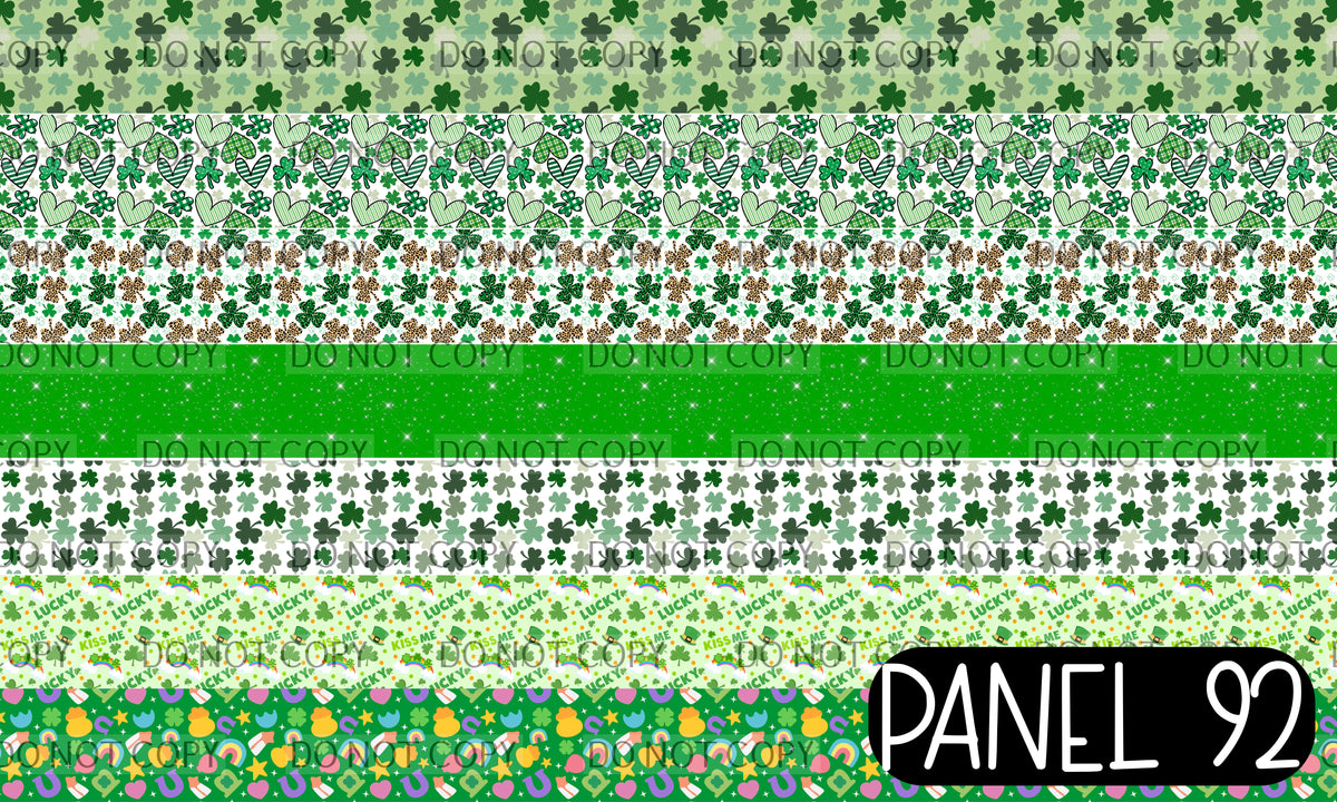 Panel 92 – 7-1 St. Patricks Day printed fabric panel preview