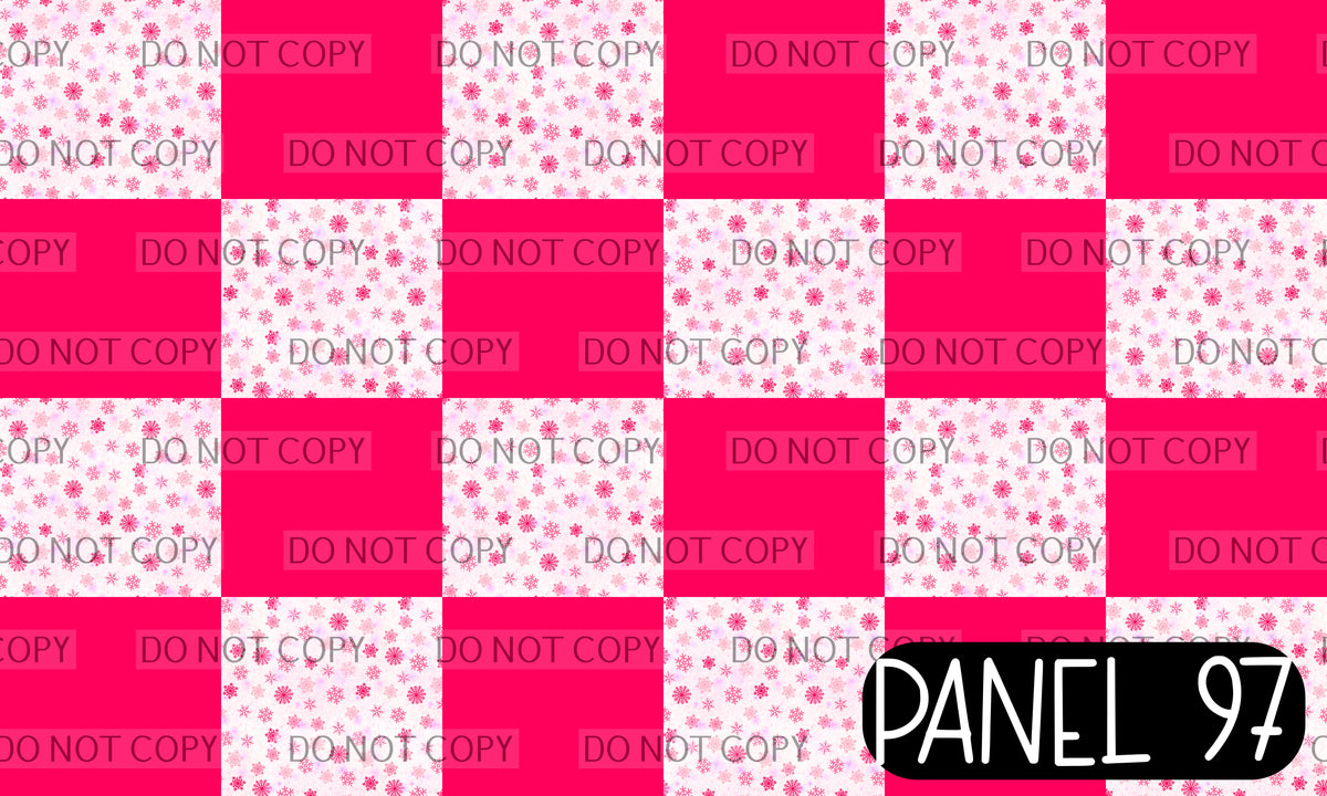 Panel 97 – Bring Pink Snow Pink Solid Twisted Headband printed fabric panel preview