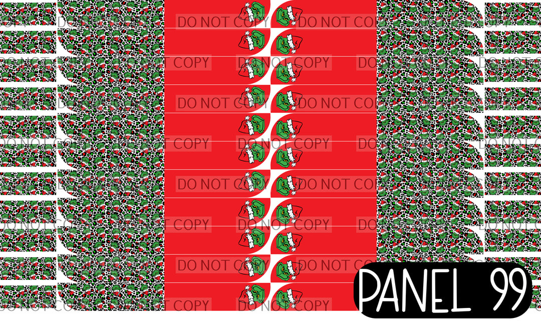 Panel 99 – 22-1 Cheetah G Man Red Large Sailor printed fabric panel preview